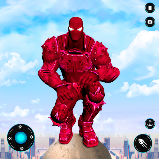 Flying Robot Super Speed Hero: City Rescue Games icon