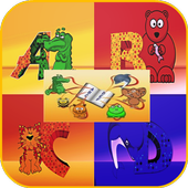 Funny Letter Game for Kids icon