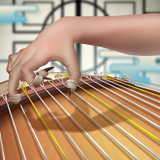 Koto Connect: Japanese stringed musical instrument icon