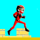 Red Rangers Jumping Game icon