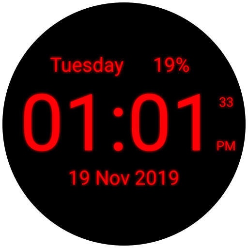 Digital Clock Live Wallpaper icon
