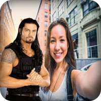 Selfie With Roman Reigns And WWE SuperStar