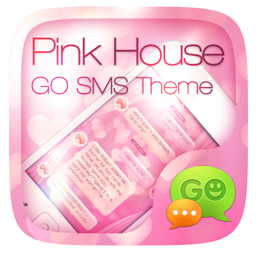 GO SMS PRO PINK HOUSE THEME icon