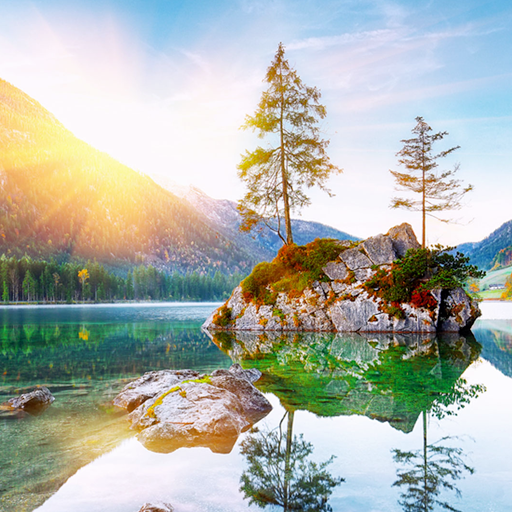 Beautiful Lake Wallpapers أيقونة