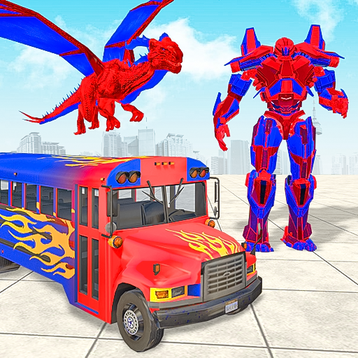 Flying Dragon Robot Transform: Bus Robot Transport icon