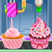 Colorful Cupcake Maker Factory: Bakery Shop Games icon
