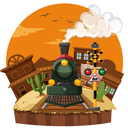 Crash.io tricky train driving icon