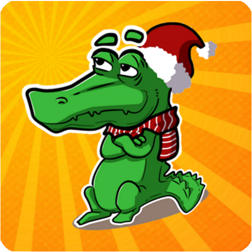 Crocodile game for party. words generator icon