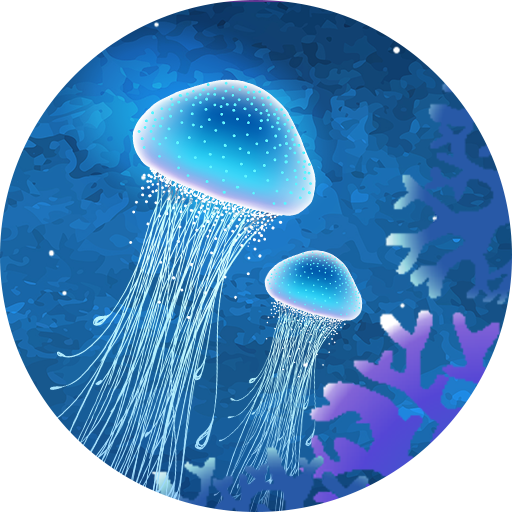 Elegant Jellyfish APUS 3D Live Wallpaper icon