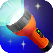 Flashlight bright Torch LED icon