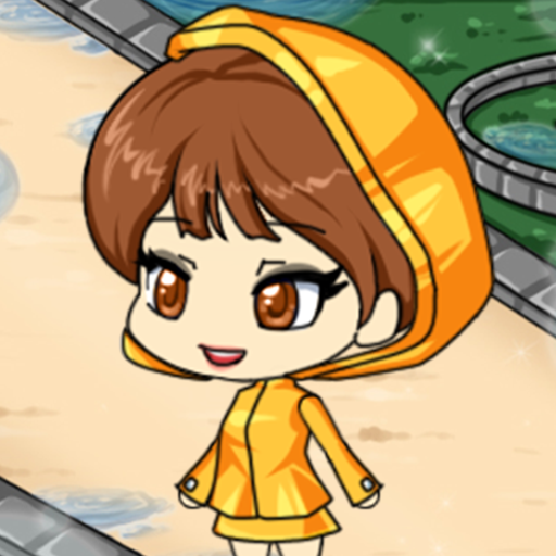 Rain Coat Pretty Girl icon