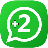 Two account for WhatsApp icon