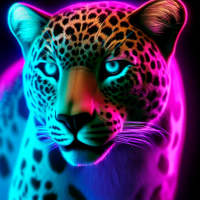 Wallpaper Hewan Neon