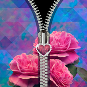 وهمية سستة قفل الشاشة للفتيات أيقونة