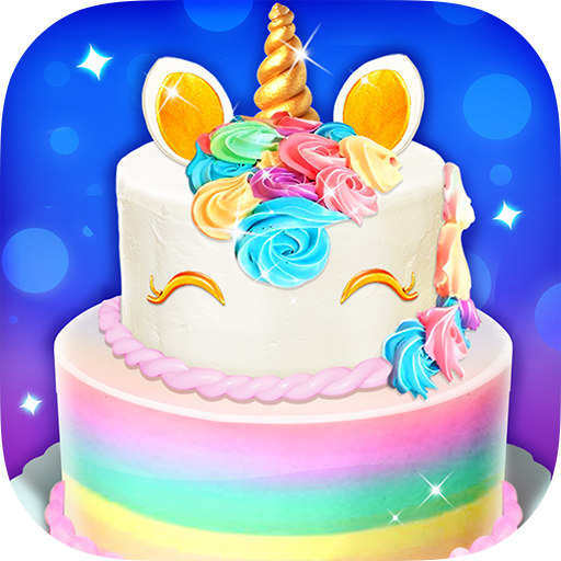 DIY Unicorn Cake - Rainbow Unicorn Food icon