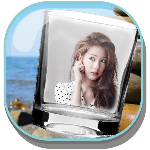 Bottle And Glass Photo Frames icon