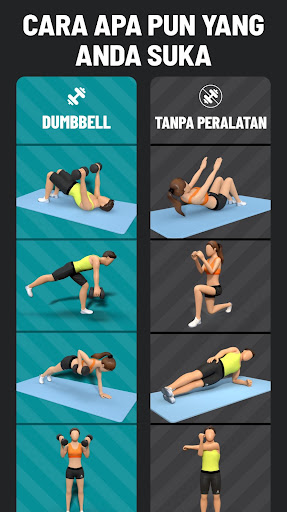 Latihan dumbbell di Rumah screenshot 4
