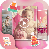 🎂🎂 Birthday Slideshow Maker icon
