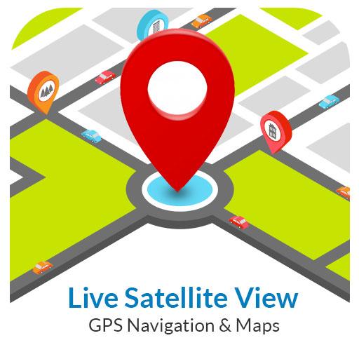 Live Satellite View  GPS Navigation &amp; Maps icon