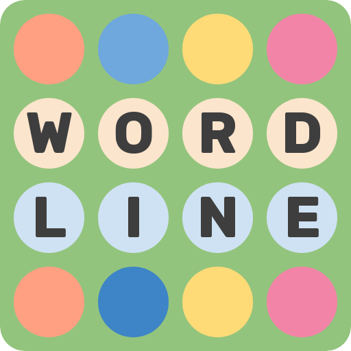 Word line - word search puzzle icon