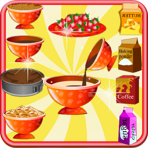 ikon permainan memasak kue kopi