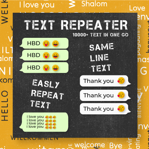 Text Repeater: Repeat Text 10K icon