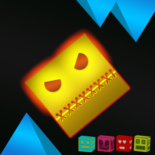 Geometry jump cube dash adventure icon