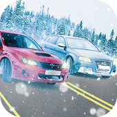 Snow Car Traffic Racing 3D icon