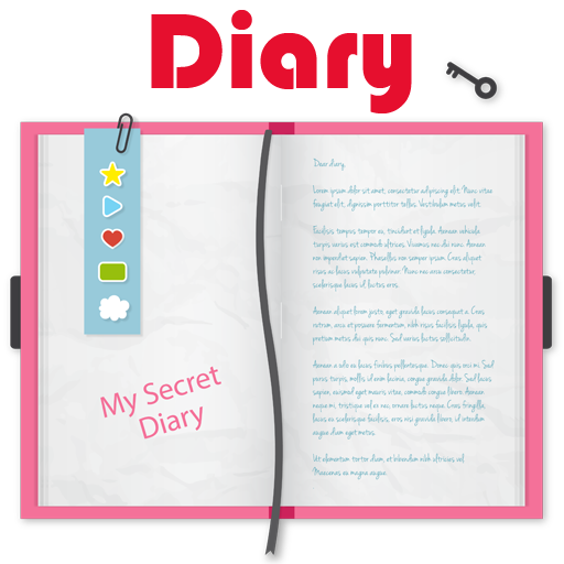 Secret Diary with password icon