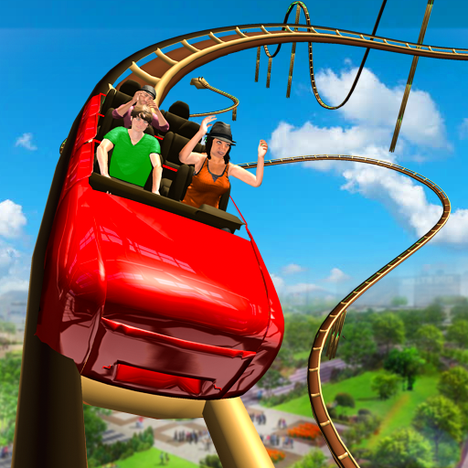 Roller Coaster City Theme Park Sky Train 2020 icon