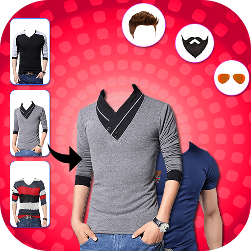 Man T Shirt Photo Suit icon