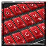 ikon 3D Classic Red Black Business Keyboard