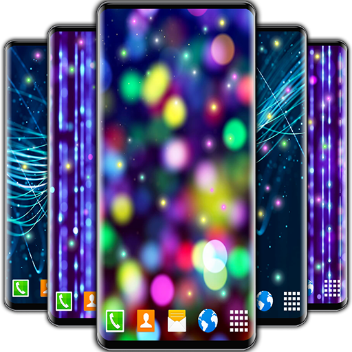 Electric Live Wallpaper ⭐ Bokeh Glitter Wallpapers icon