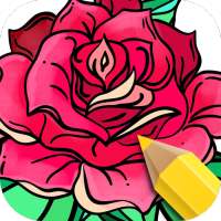 Flowers Coloring Books