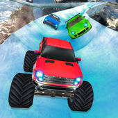 Frozen Water Slide Car Racing – Adventure 3D icon