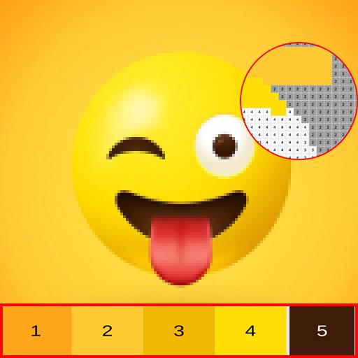 Emoji Color By Number icon