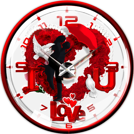 Love Clock Live Wallpaper ( Valentines Day Theme ) icon