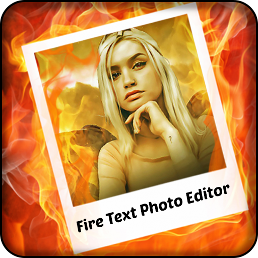 Fire Text Photo Editor icon