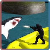 Great Angry Shark Hunting 2017 icon