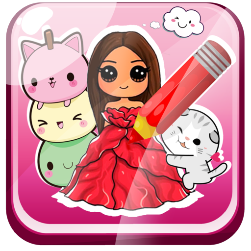 Draw Kawaii, Color Kawaii أيقونة