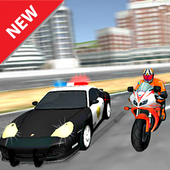 Police Real Racing in Bike 3D icon