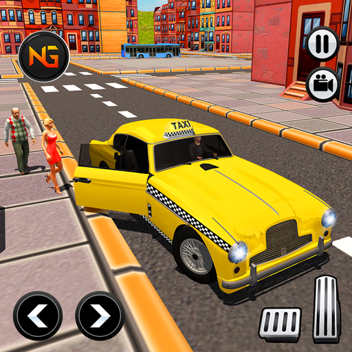 City Taxi Crazy Car Driving 3D icon