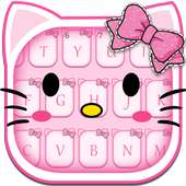 Pink Kitty Keyboard Theme