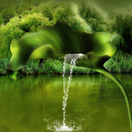 Leaf Fountain Live Wallpaper أيقونة