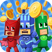 Super PJ Hero Masks Craft Run icon