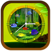 Aquarium Clock Live Wallpaper icon