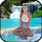 Waterfall Frames Photo Editor &amp; HD Wallpaper Maker icon