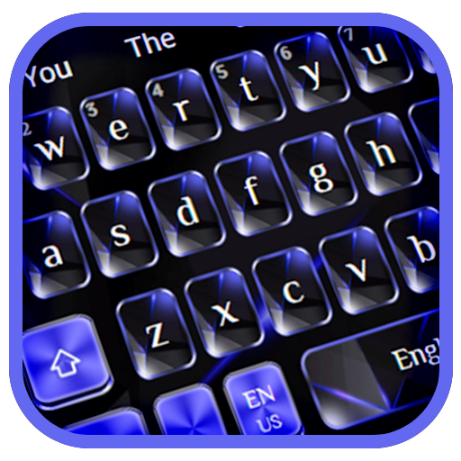 Purple Black Business Keyboard icon