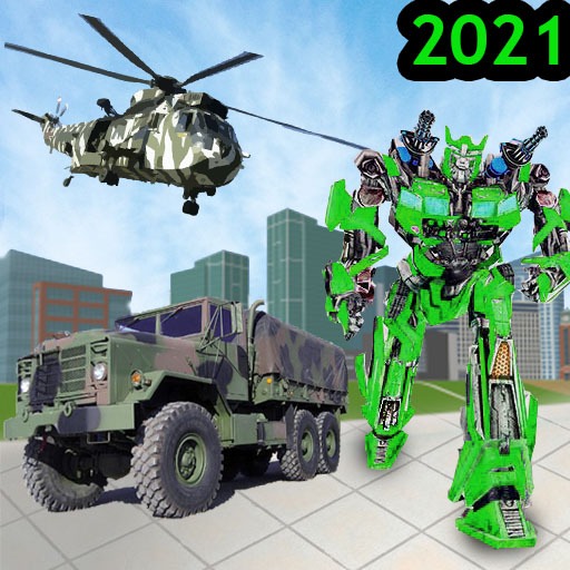 Military Truck Robot verwandeln VS Army Helicopter icon