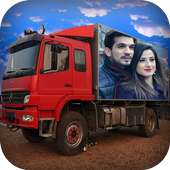 Vehicles,Trucks Frames With Bus Photo Editor